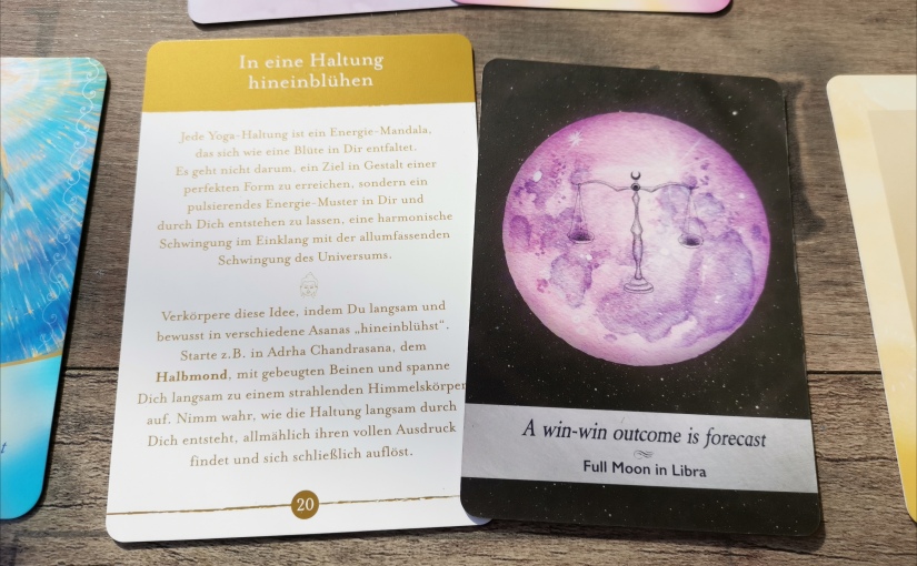 Yoga Inspiration Spread dedicated to the full Moon in Libra